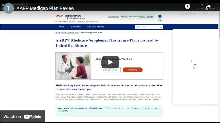 AARP Medigap Plan Review