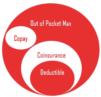 80/20 coinsurance represented in the overall scheme of health insurance payments.